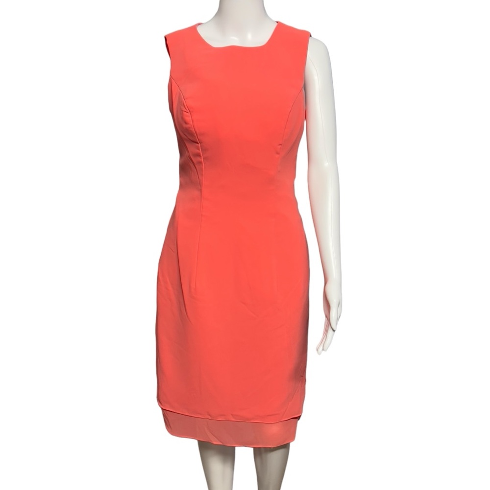 Bridess - Women’s Formal Midi Coral Dress Sz 6